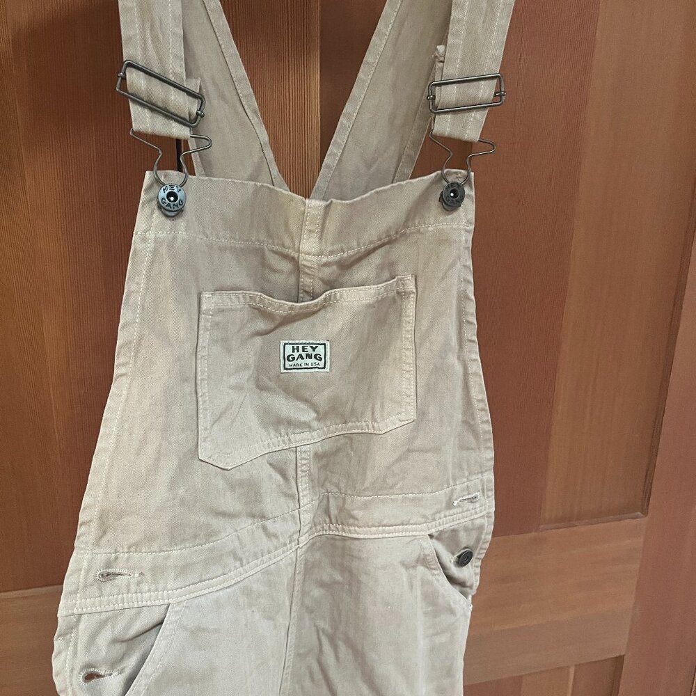 Hey Gang The Kneepatch Overalls Khaki - 0